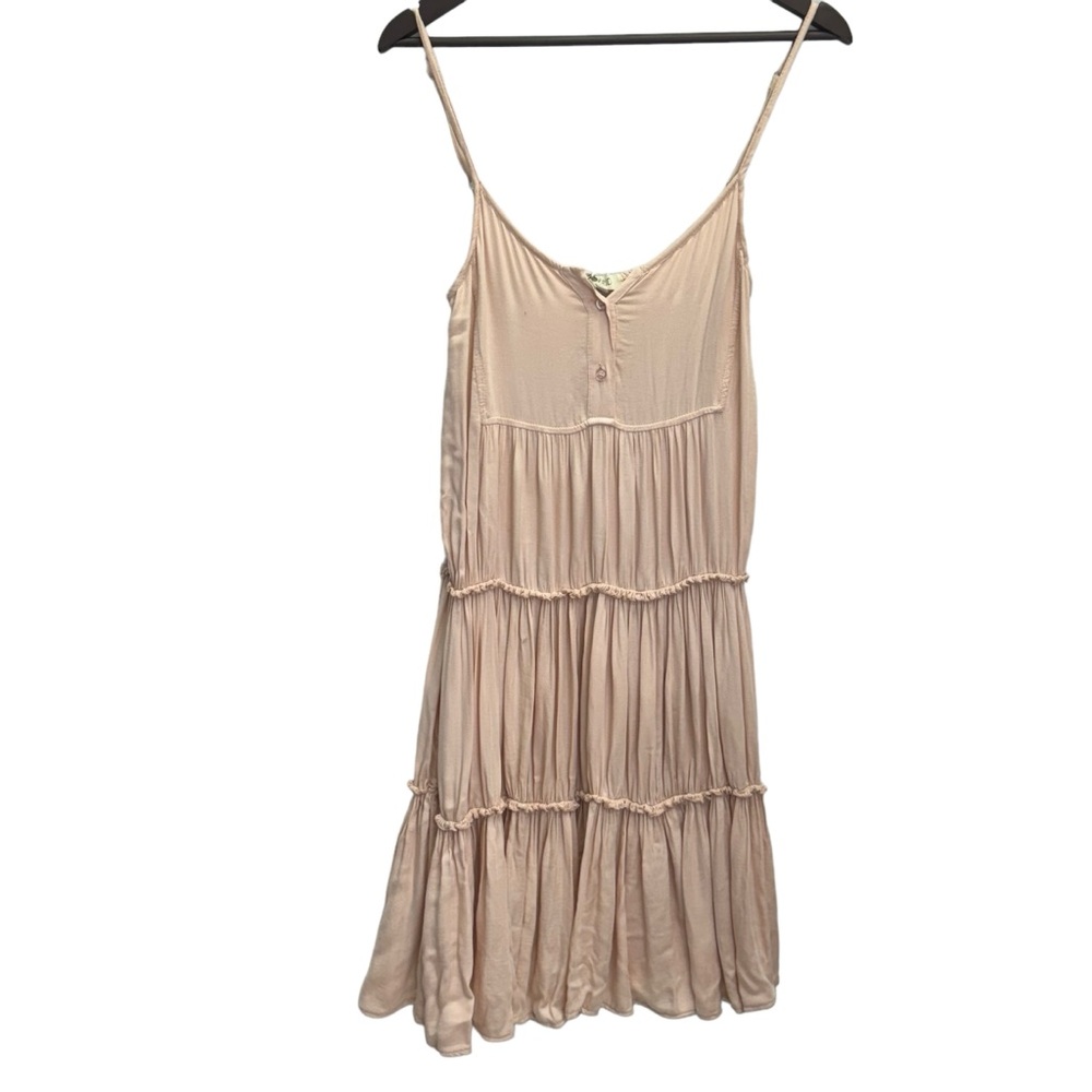 NWT Astrid Moonlight Midi Strawberry Sorbet Spaghetti Strap Dress M